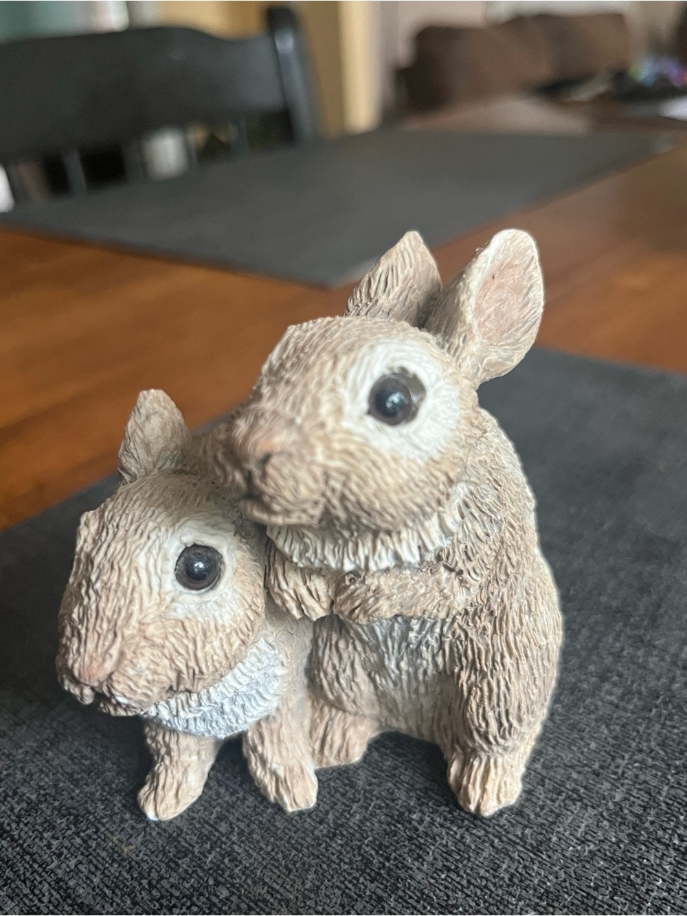 Stone critter bunnies